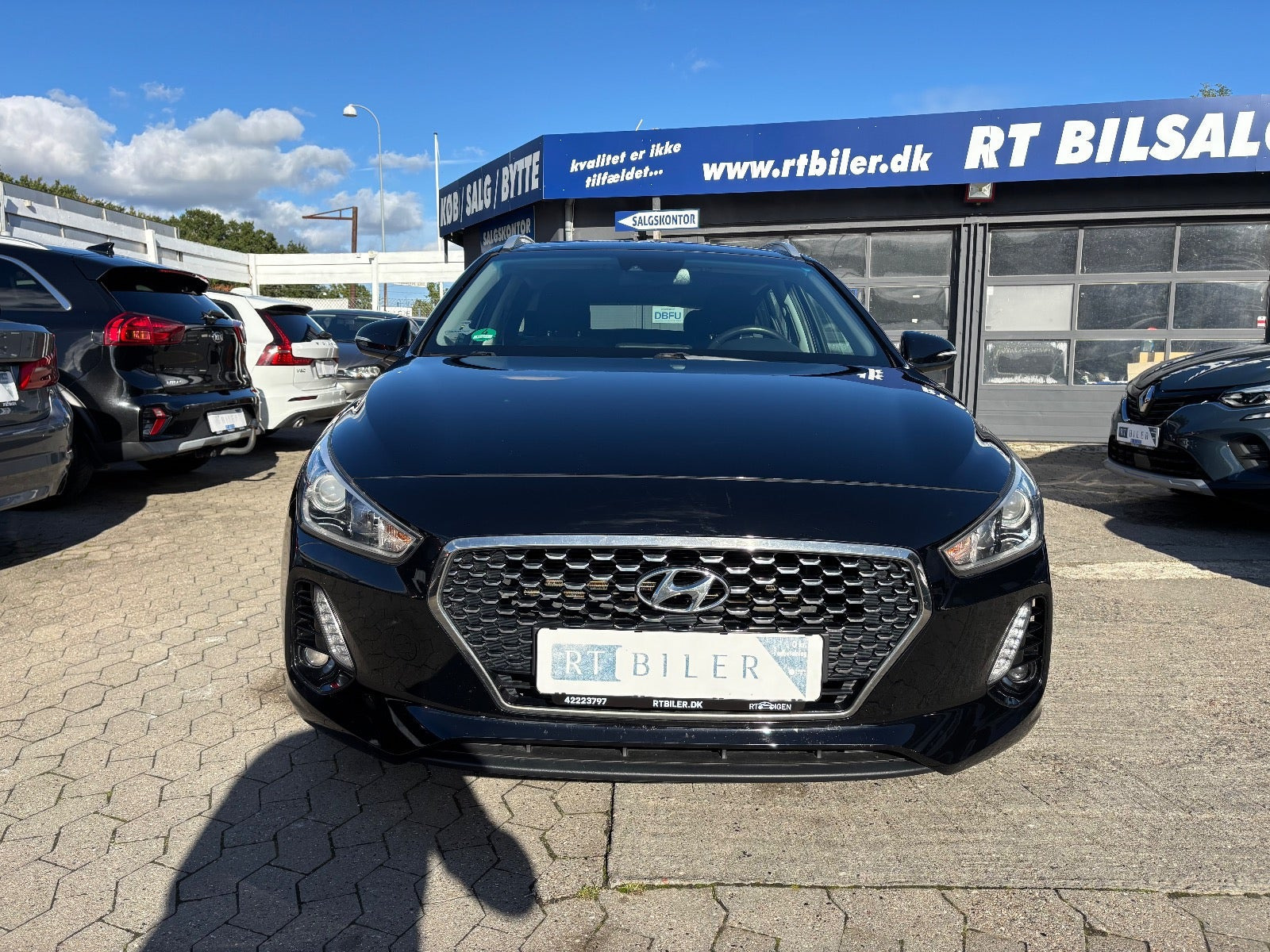 Hvid Hyundai i30 fra 2017