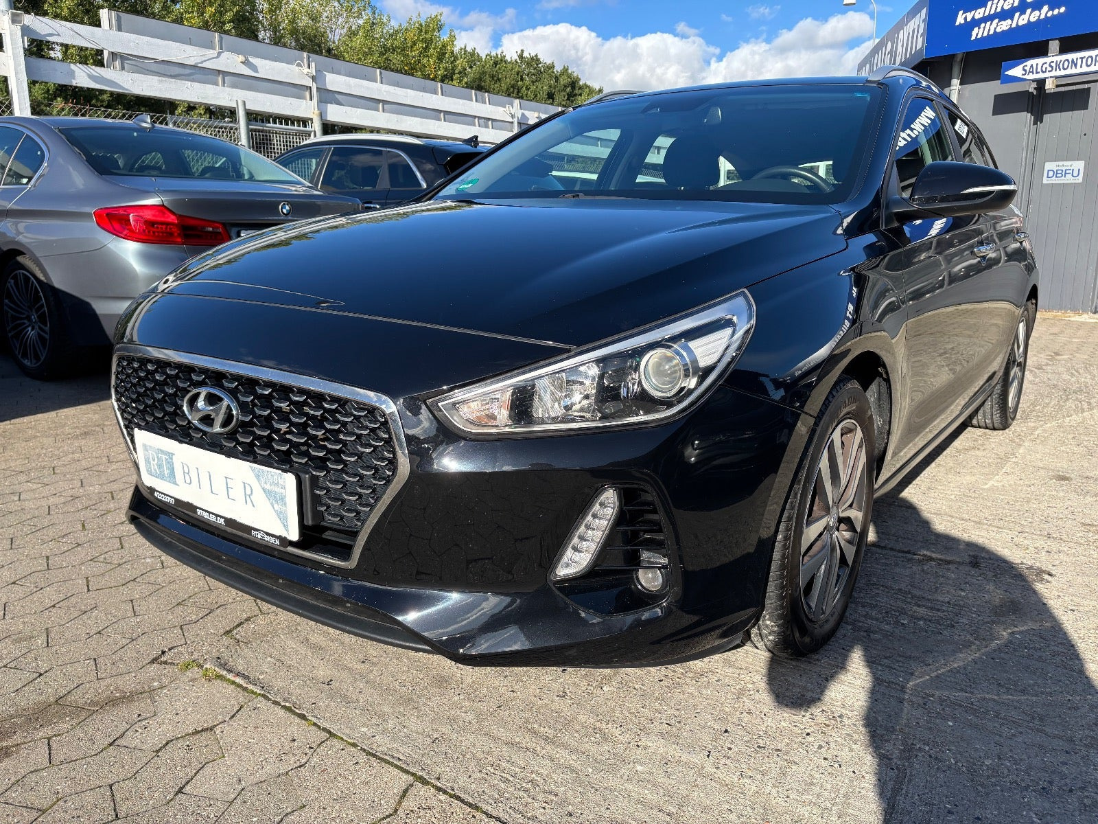 Hvid Hyundai i30 fra 2017