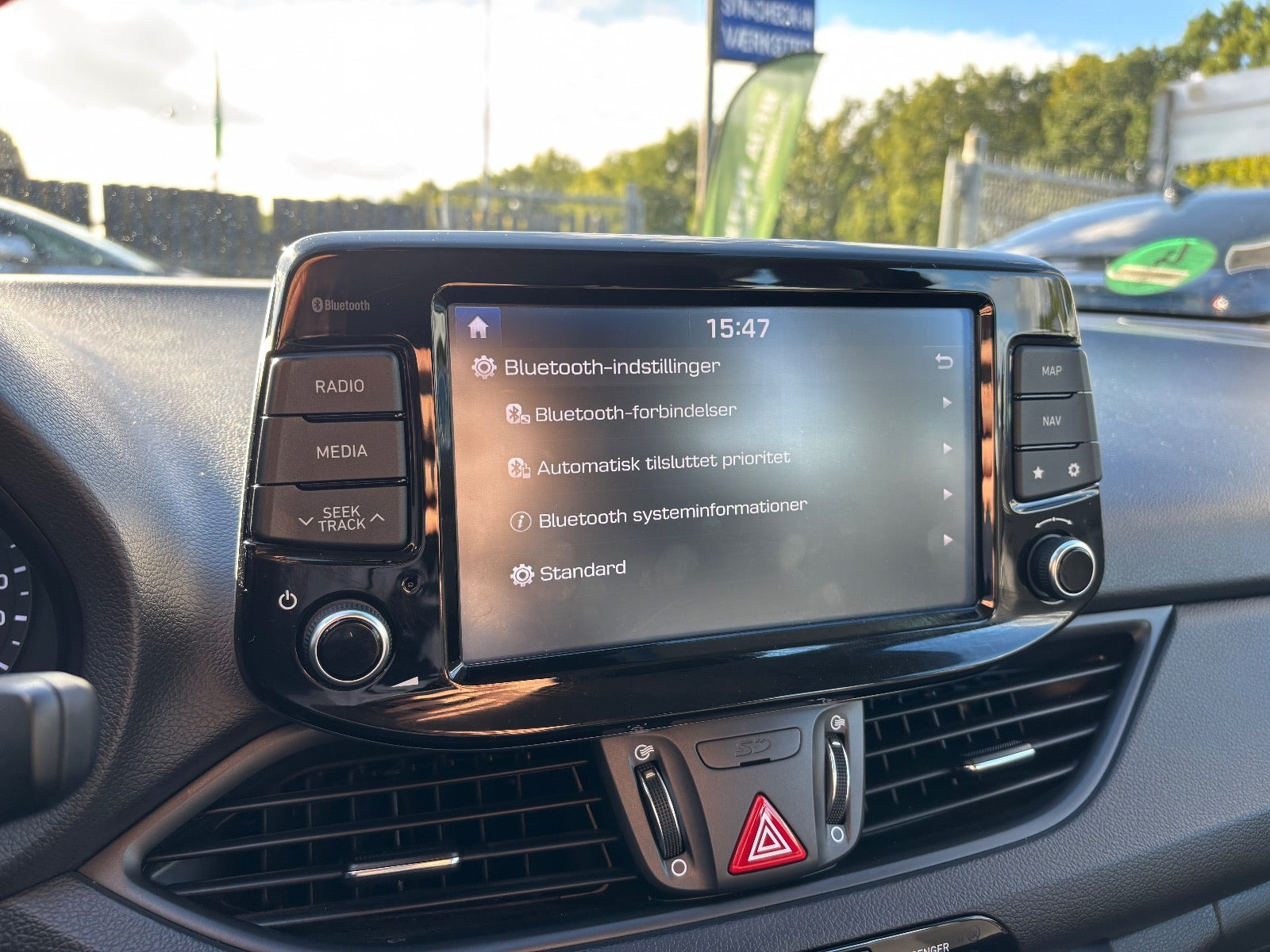 Hvid Hyundai i30 fra 2017