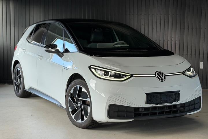Hvid VW ID.3 fra 2021