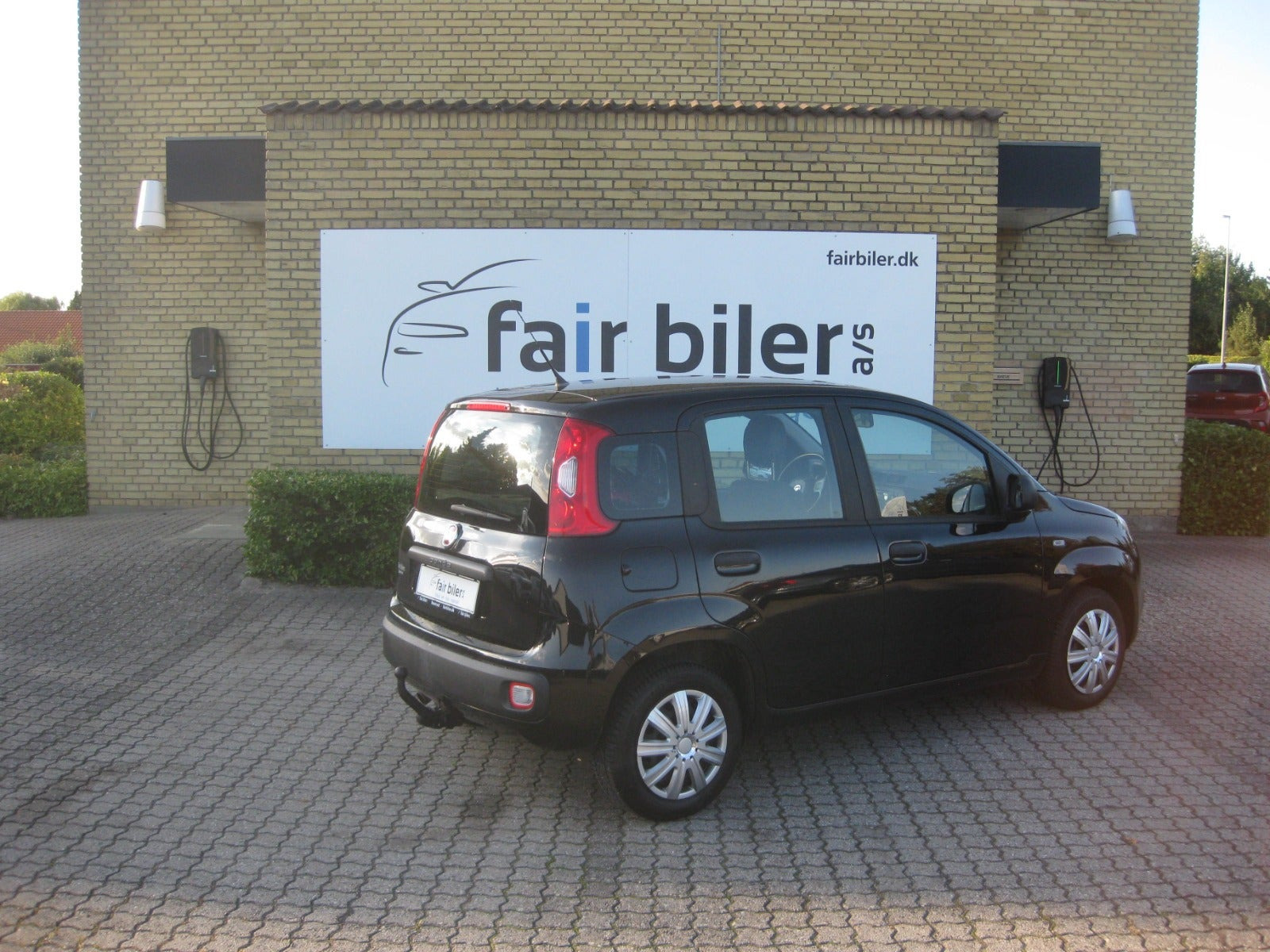 Sort Fiat Panda fra 2012
