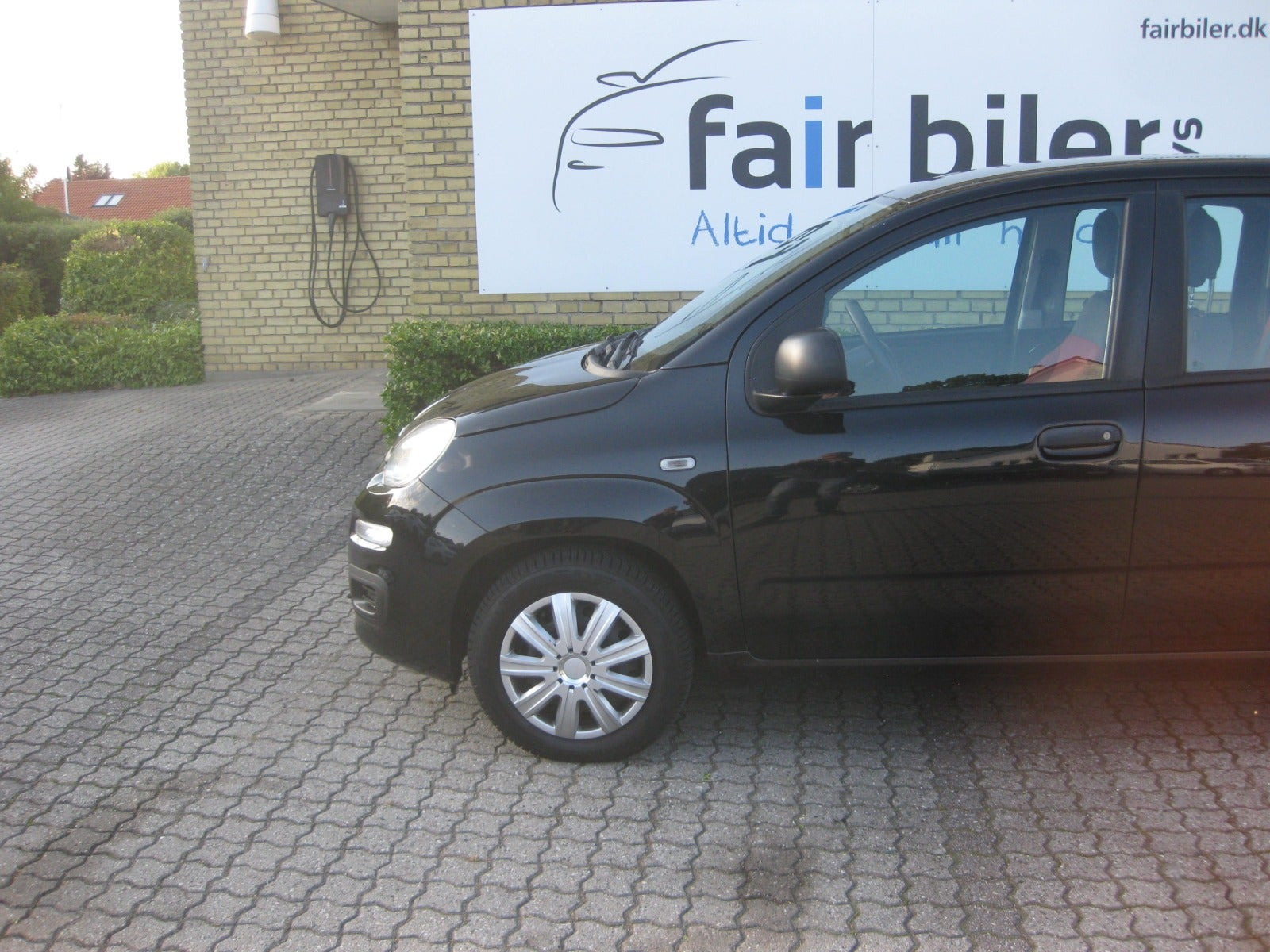 Sort Fiat Panda fra 2012