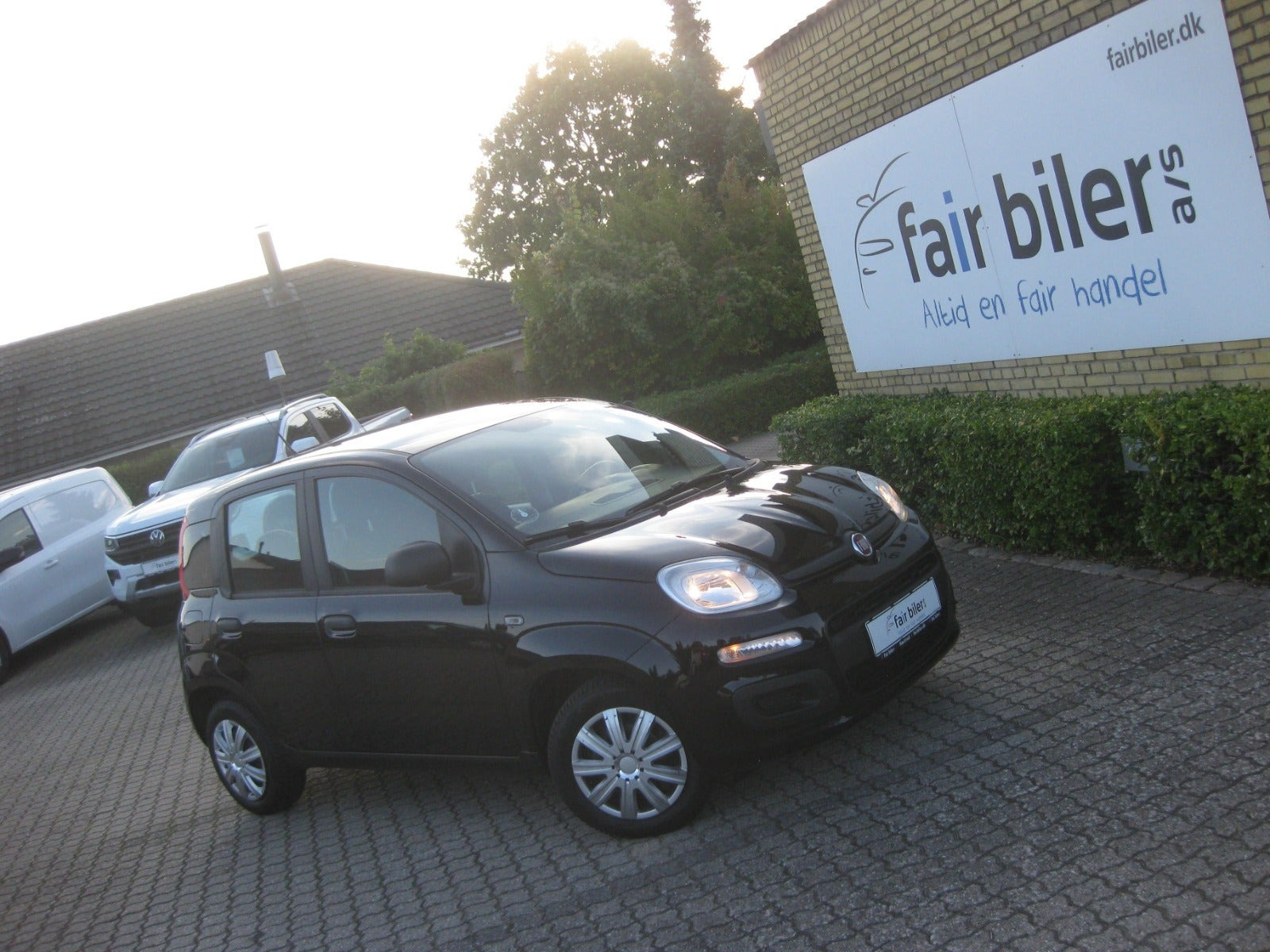Sort Fiat Panda fra 2012