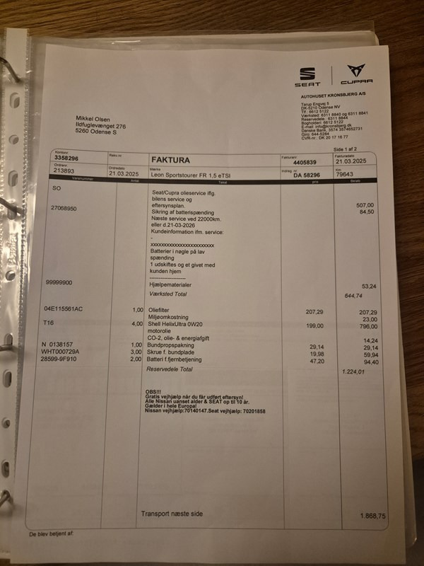 undefined Seat Leon fra 2021