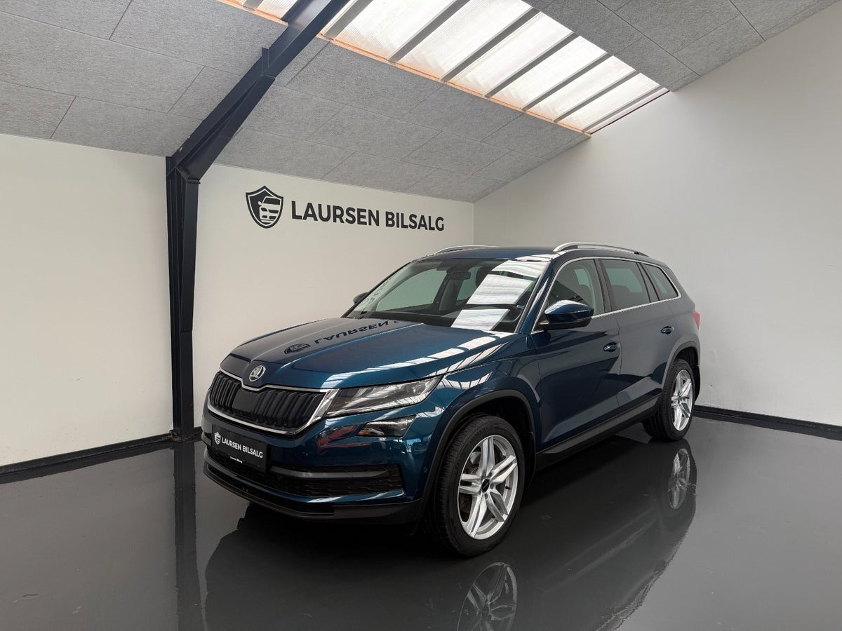 Blå Skoda Kodiaq fra 2018