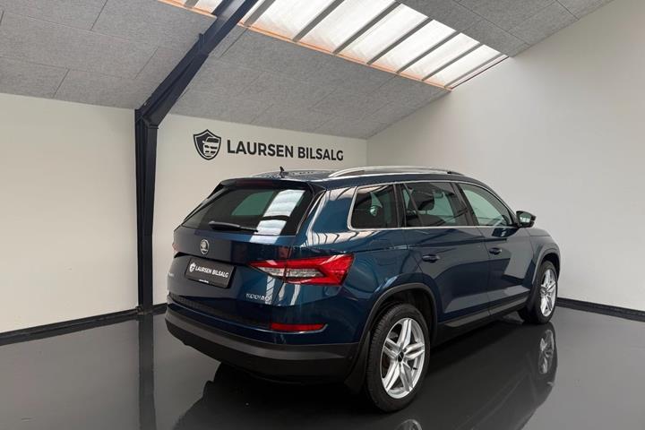 Blå Skoda Kodiaq fra 2018