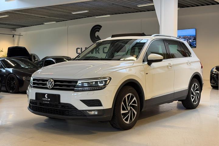 Hvid VW Tiguan fra 2018