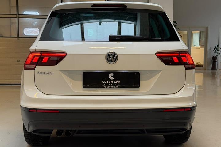 Hvid VW Tiguan fra 2018