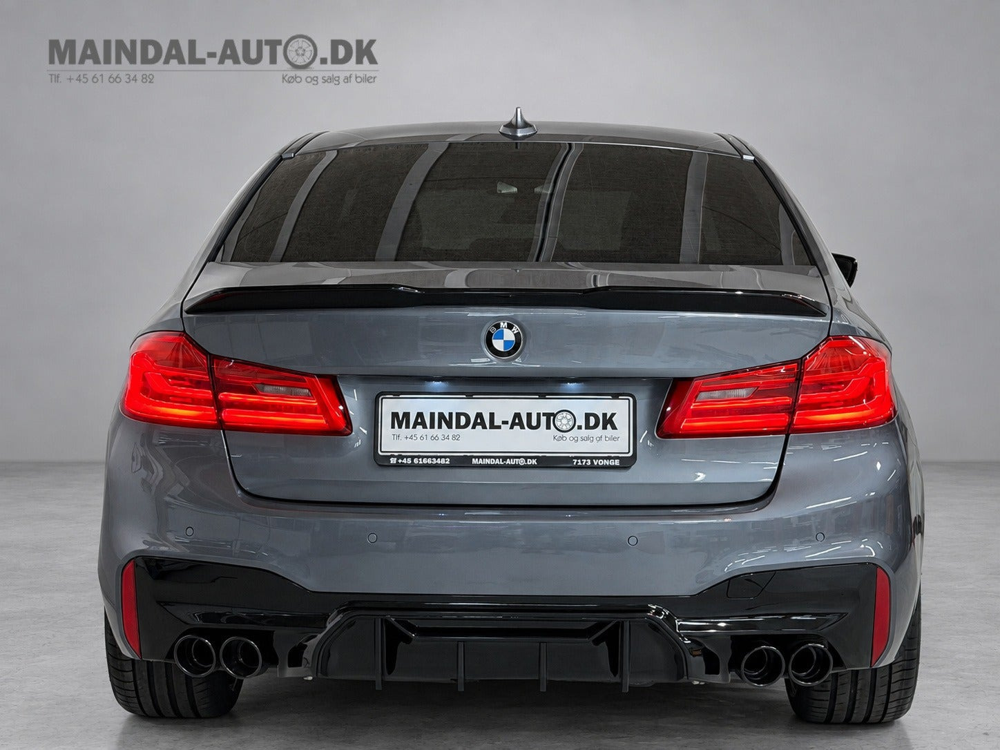 Sort BMW 520d fra 2018