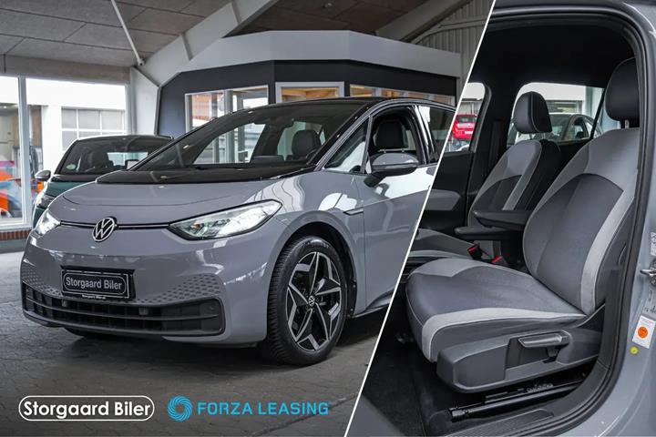 Grå VW ID.3 fra 2022