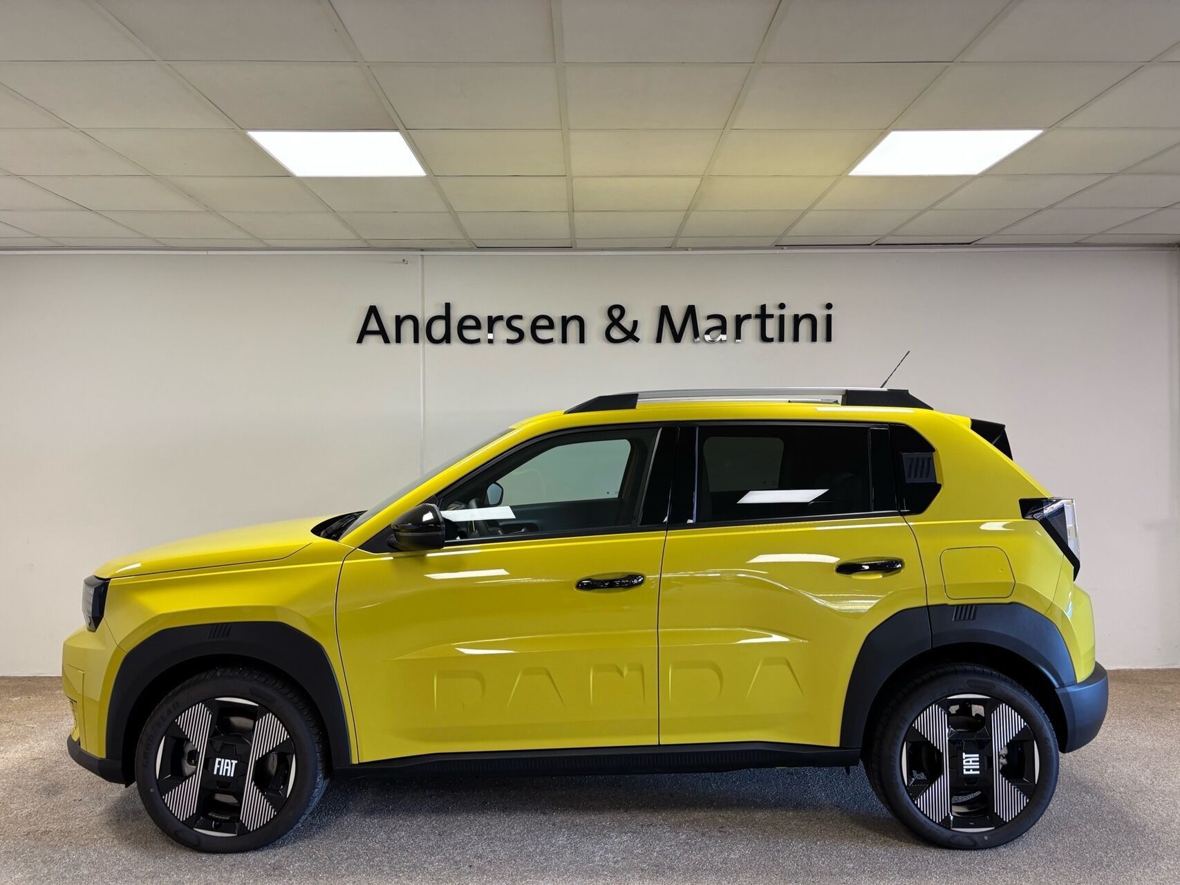 Gul Fiat Grande Panda fra 2025