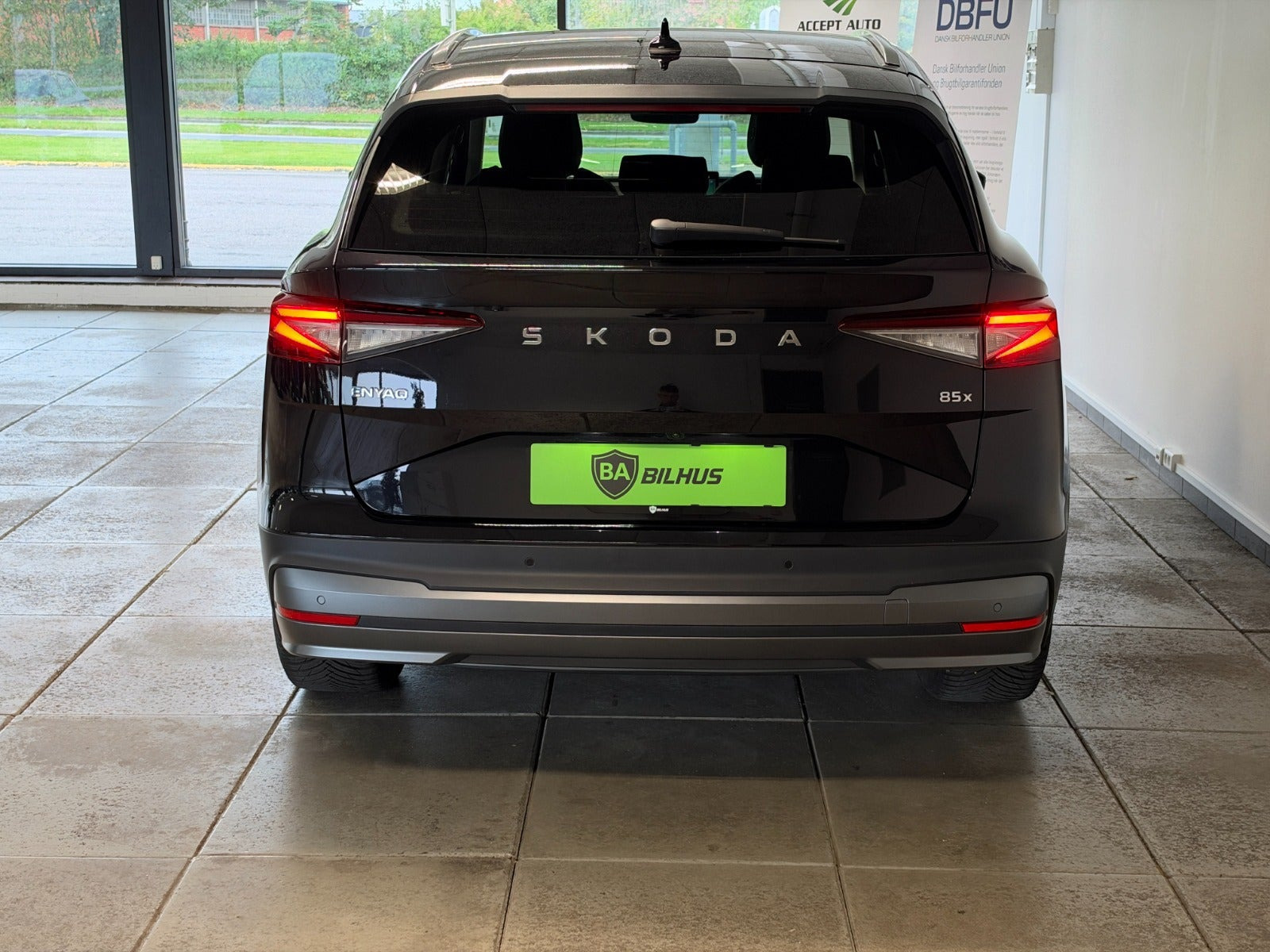 Sort Skoda Enyaq fra 2025