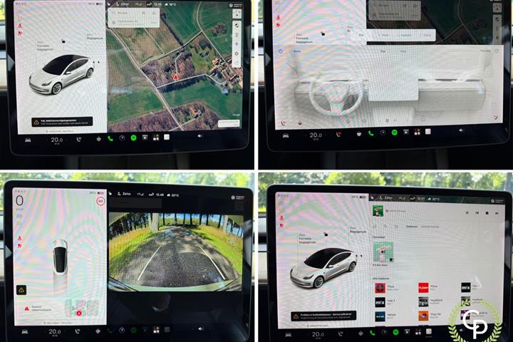 Hvid Tesla Model 3 fra 2021