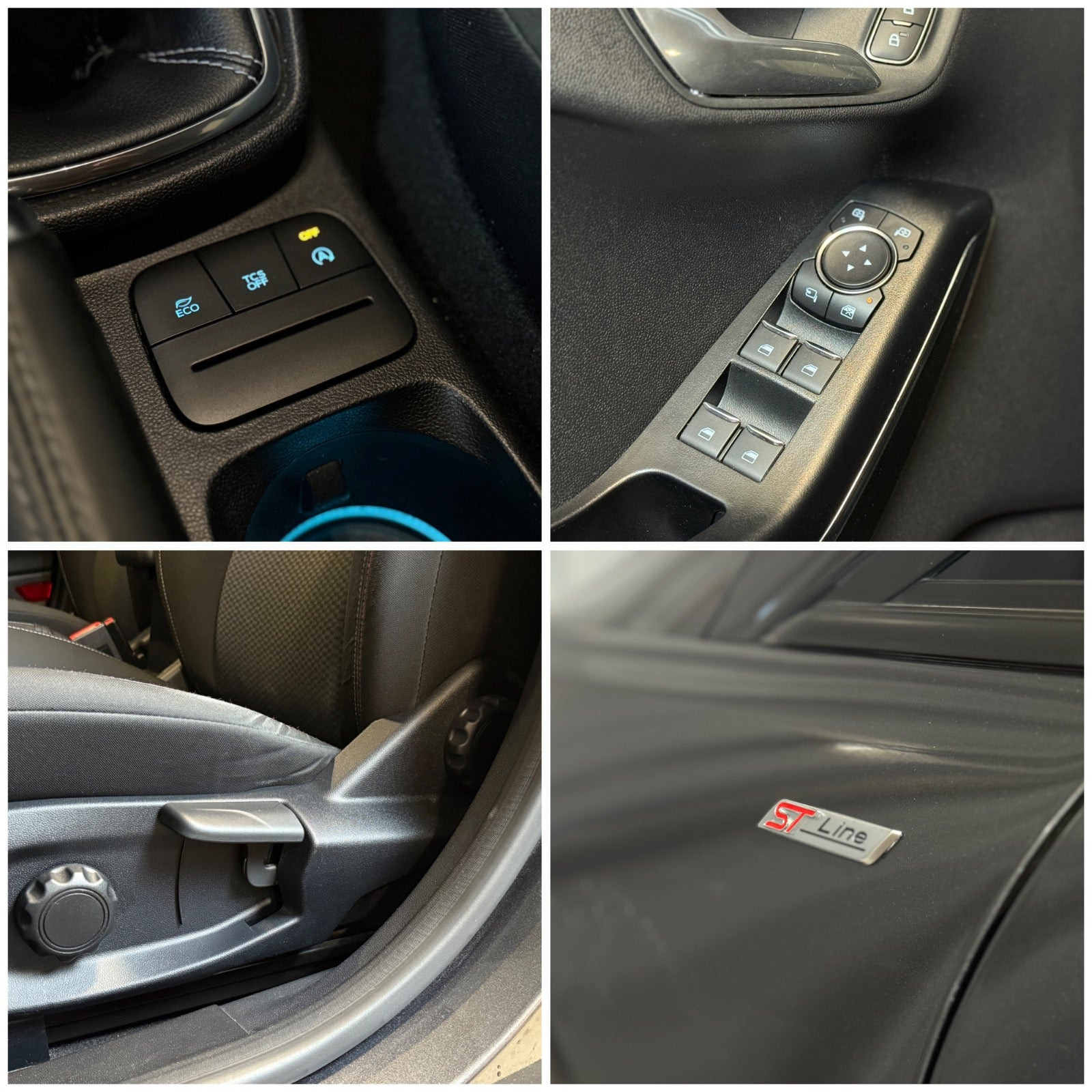 Grå Ford Fiesta fra 2018
