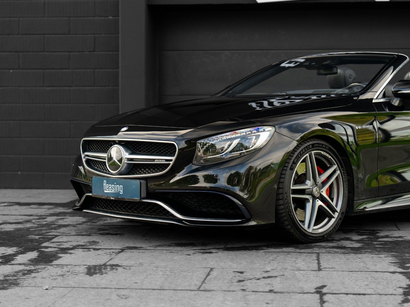 Sort Mercedes S63 fra 2016