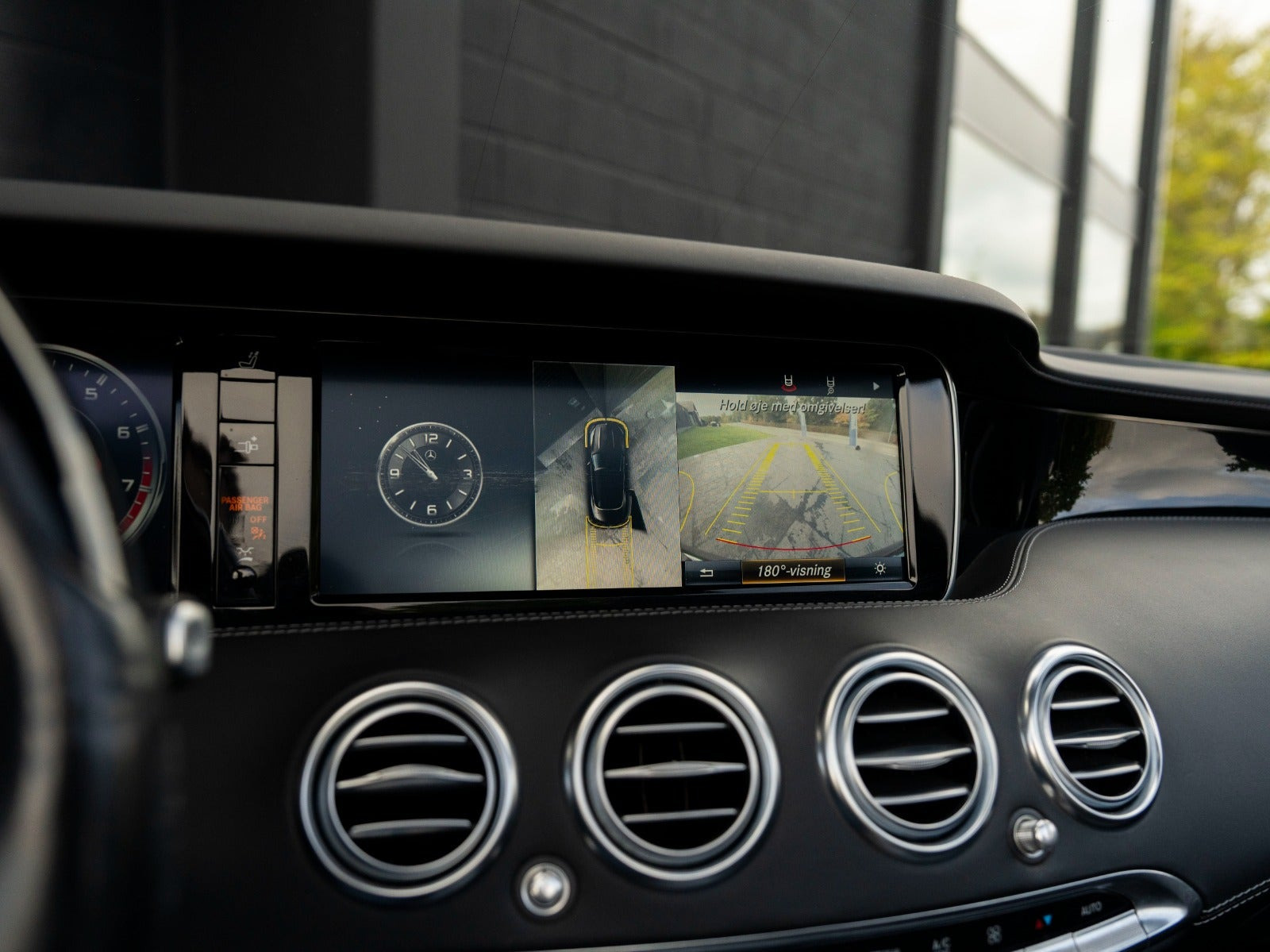 Sort Mercedes S63 fra 2016