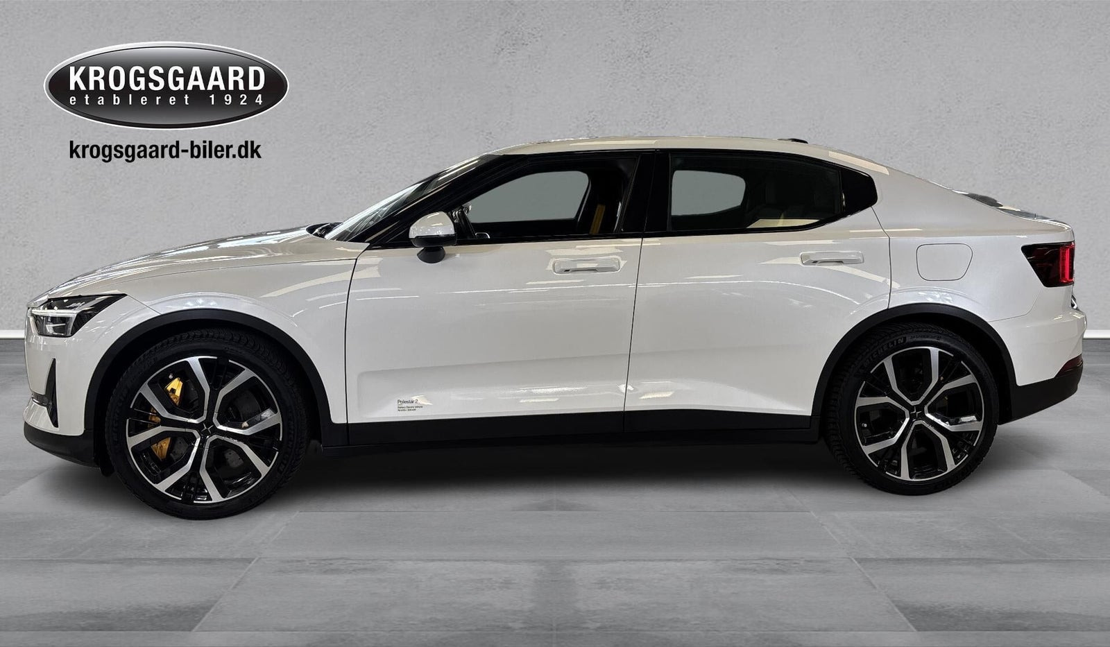 Hvid Polestar 2 fra 2022