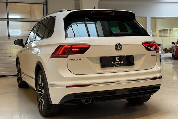 Hvid VW Tiguan fra 2018