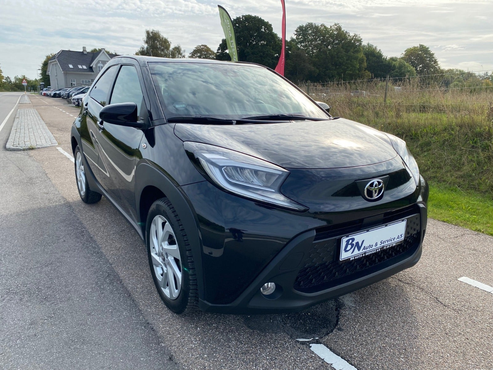 Sort Toyota Aygo X fra 2024