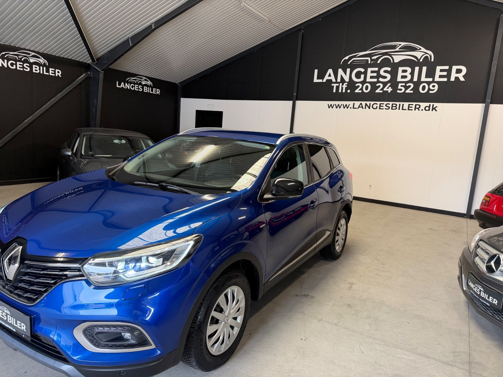 Blå Renault Kadjar fra 2019