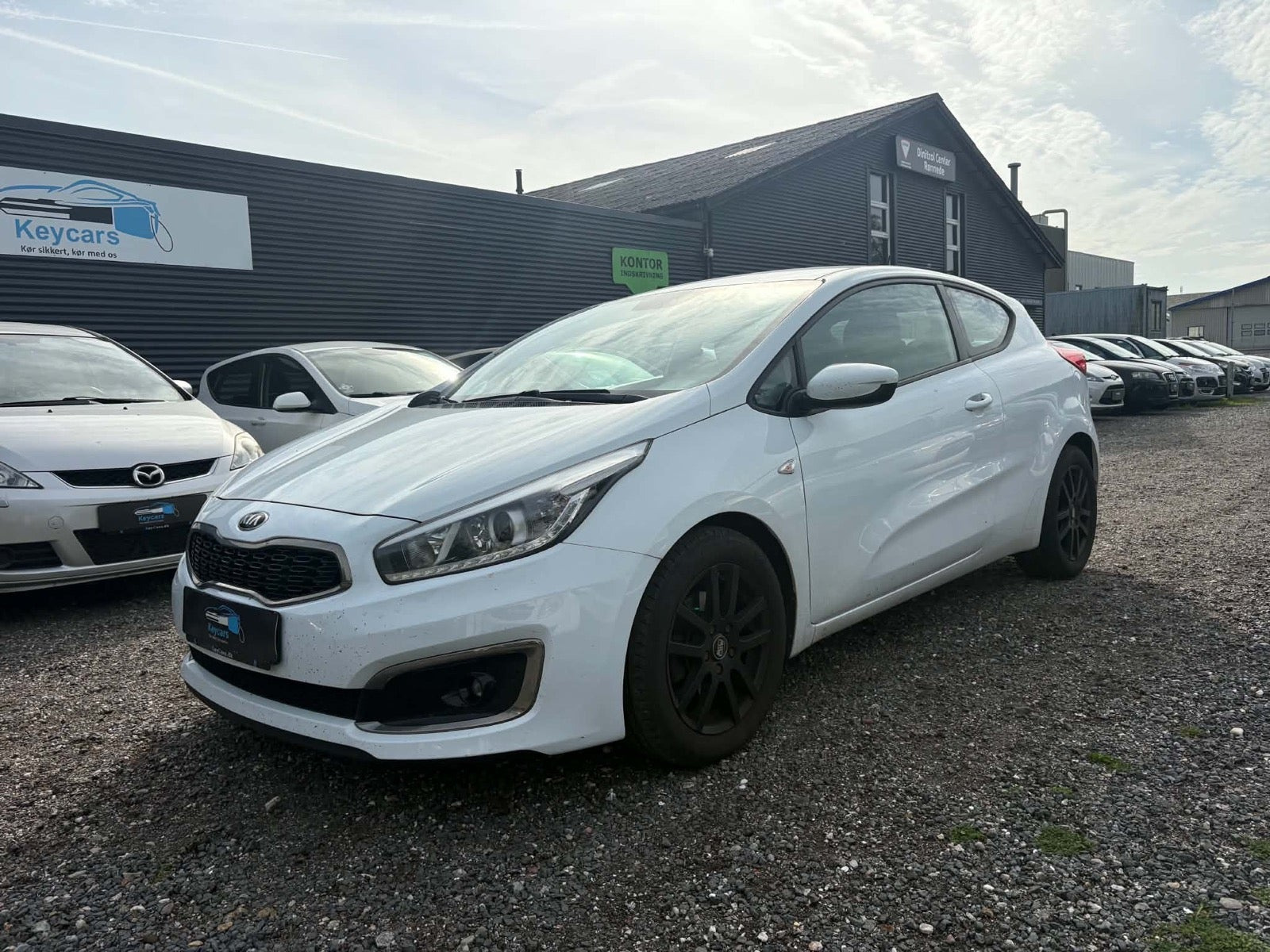 Hvid Kia Ceed fra 2016