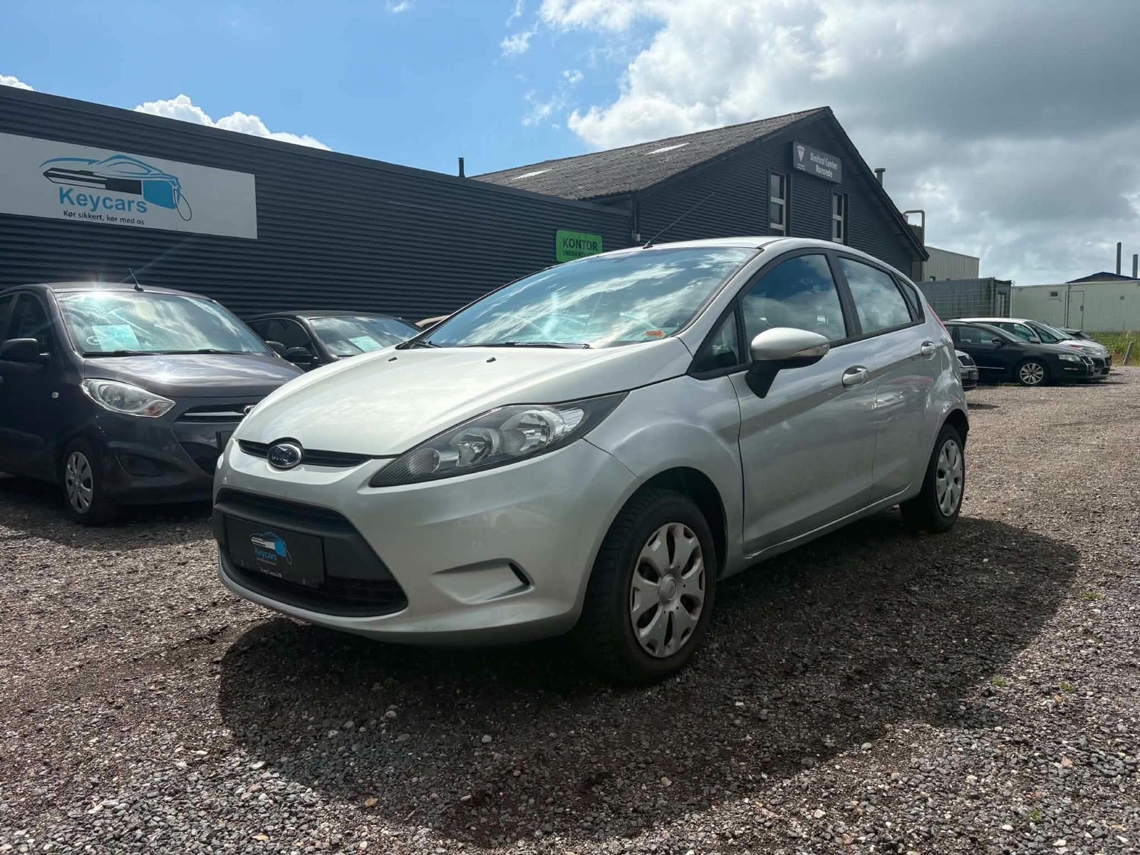 Sølv Ford Fiesta fra 2012