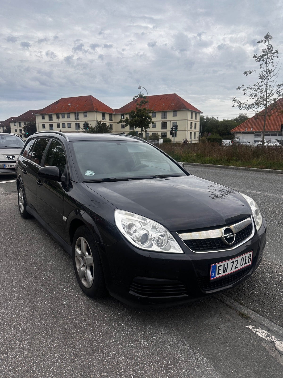 Sort Opel Vectra fra 2008