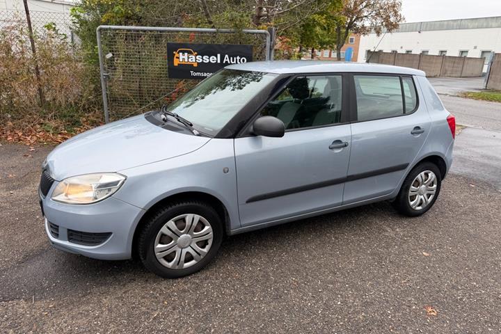 Grøn Skoda Fabia fra 2011