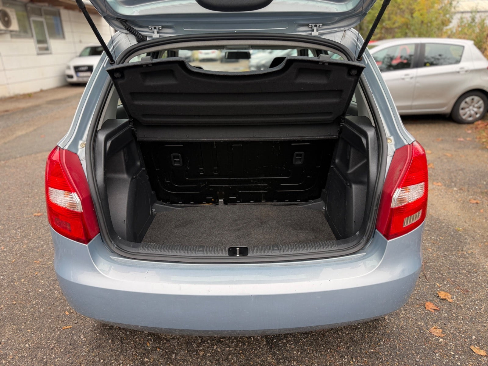 Grøn Skoda Fabia fra 2011