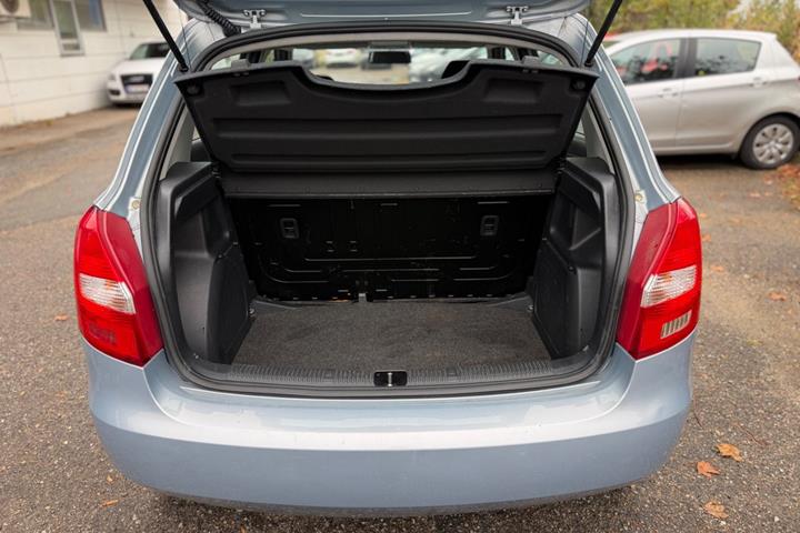 Grøn Skoda Fabia fra 2011