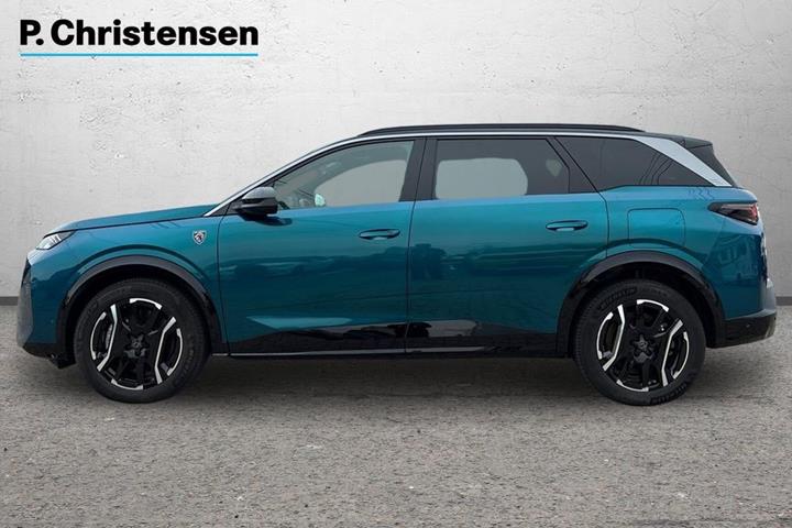 Blå Peugeot e-5008 fra 2025