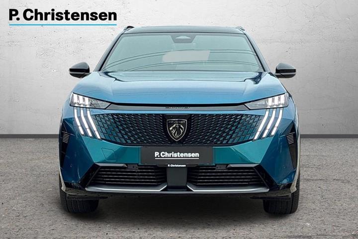 Blå Peugeot e-5008 fra 2025