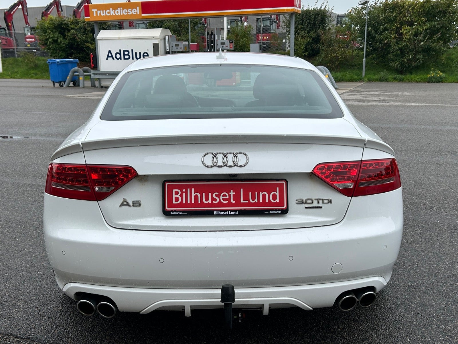 Hvid Audi A5 fra 2010