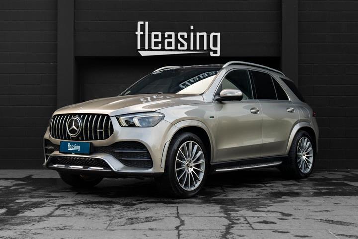 Sølv Mercedes GLE350 de fra 2020