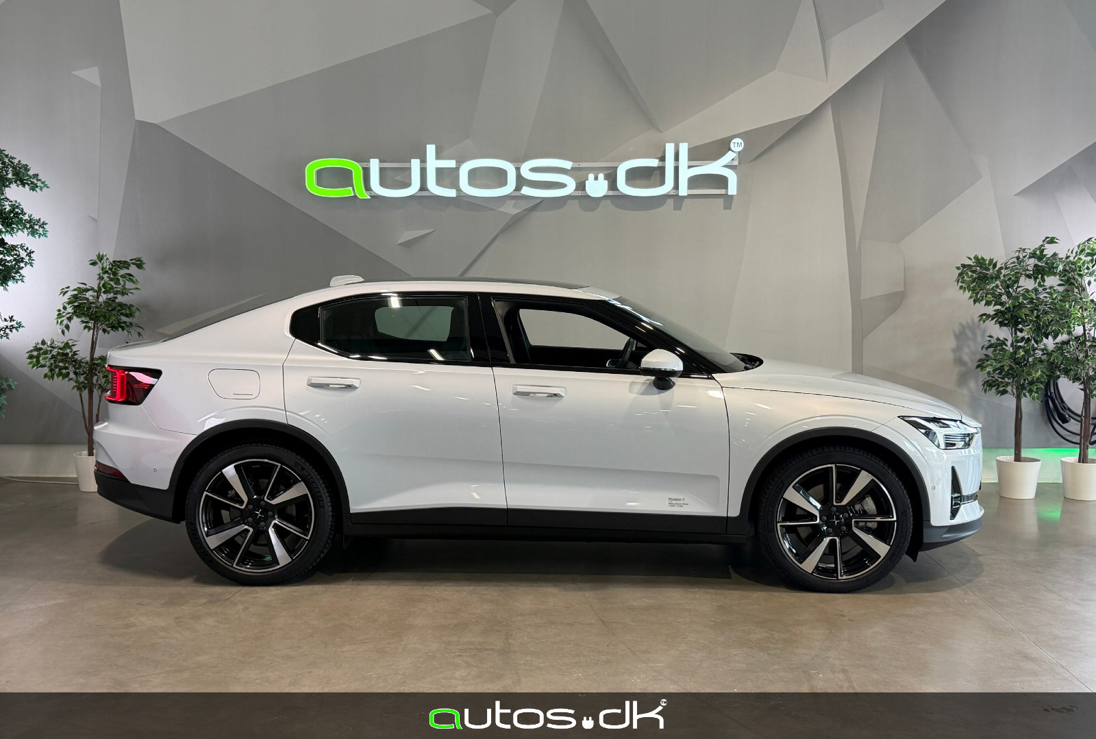 Hvid Polestar 2 fra 2023