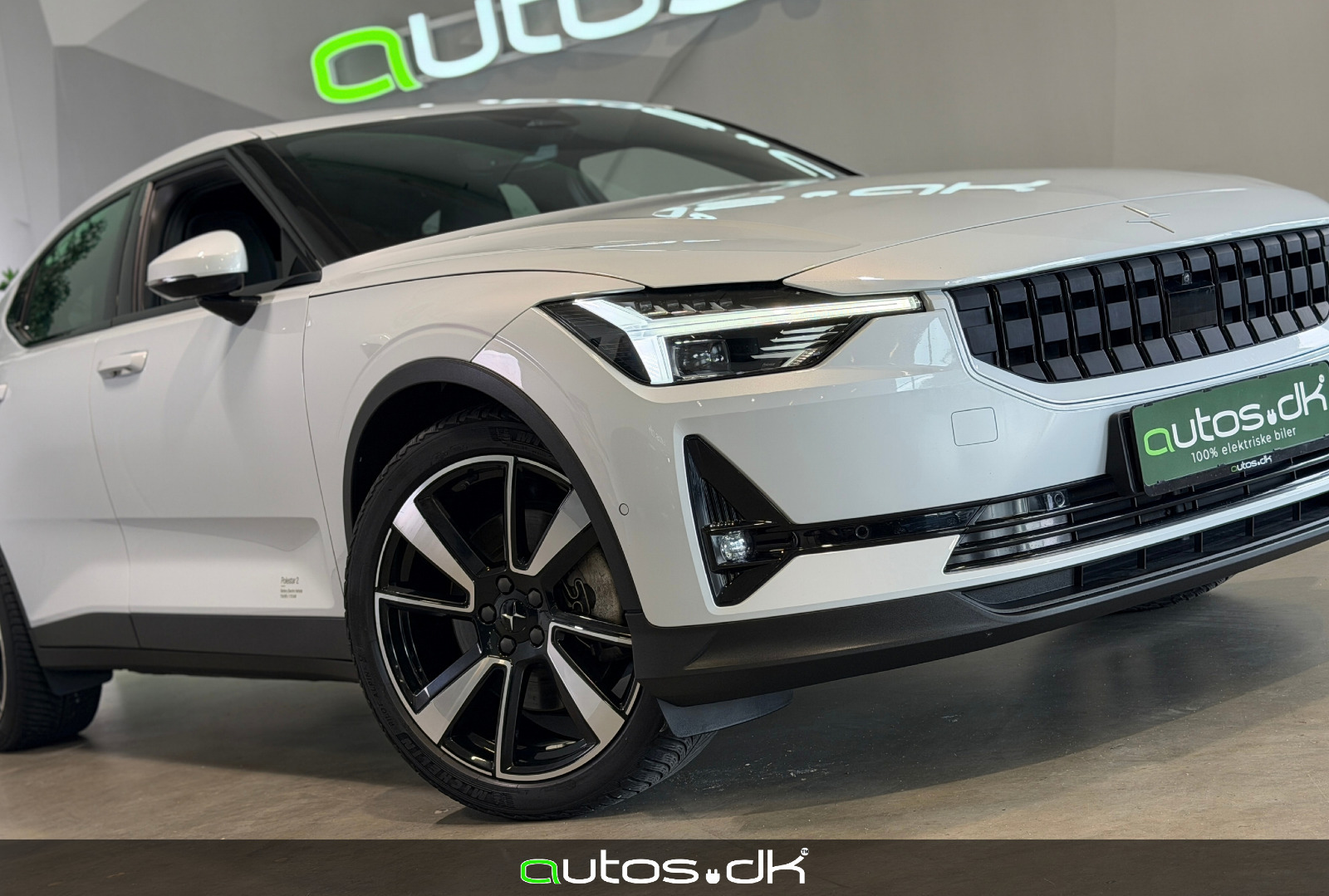 Hvid Polestar 2 fra 2023