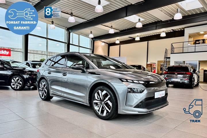 Grå Skoda Enyaq fra 2026