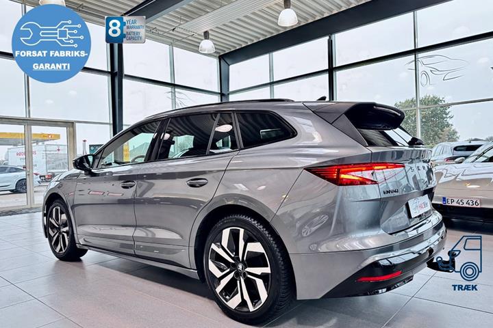 Grå Skoda Enyaq fra 2026