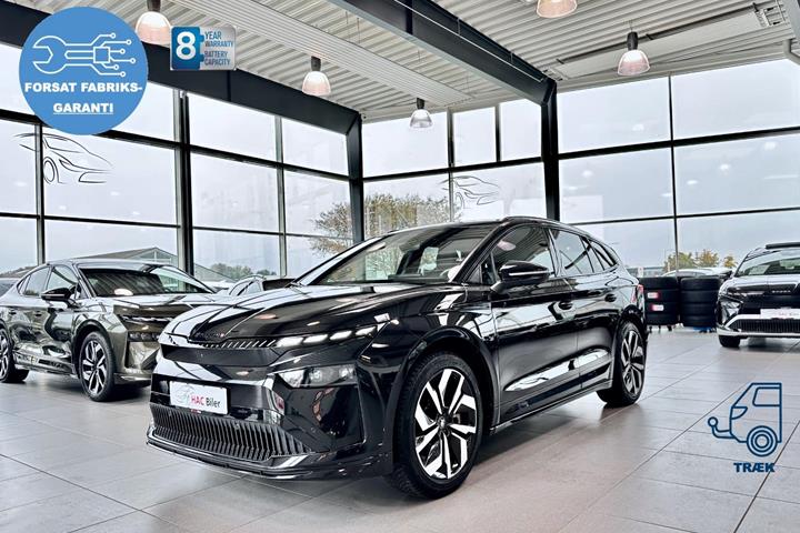 Sort Skoda Enyaq fra 2026