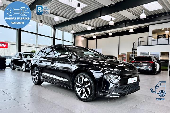 Sort Skoda Enyaq fra 2026