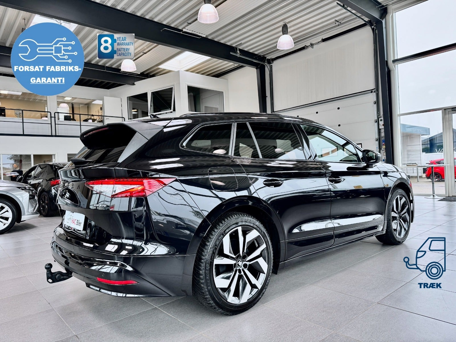Sort Skoda Enyaq fra 2026