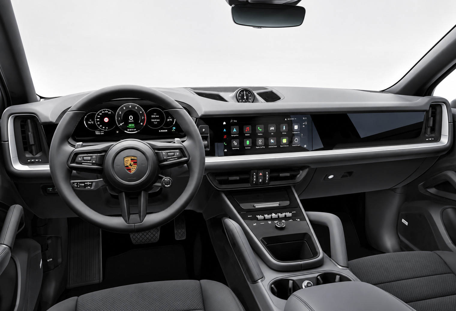 Sort Porsche Cayenne fra 2024