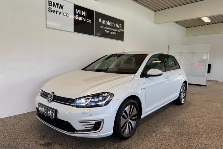 Hvid VW e-Golf VII fra 2020