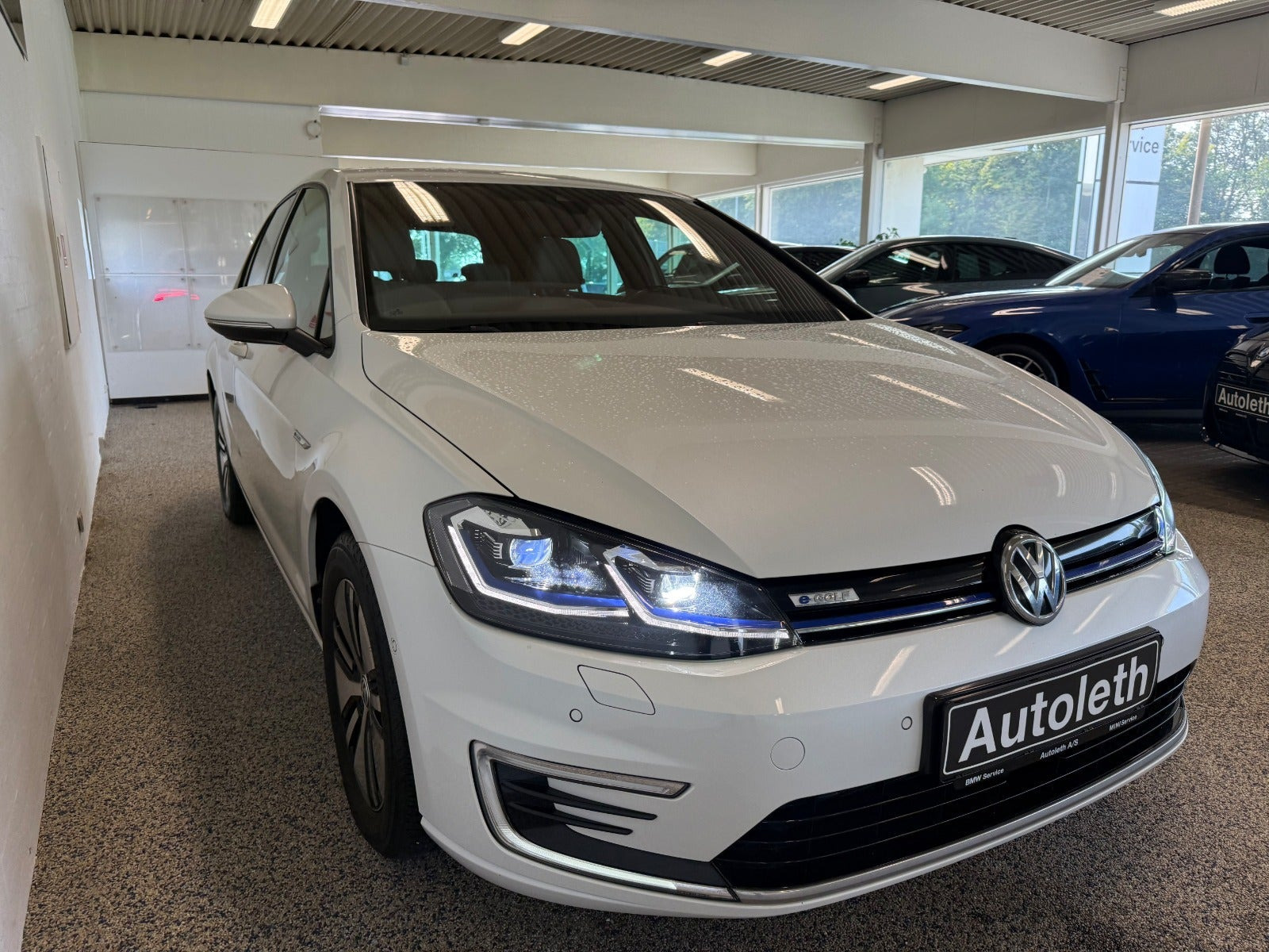 Hvid VW e-Golf VII fra 2020