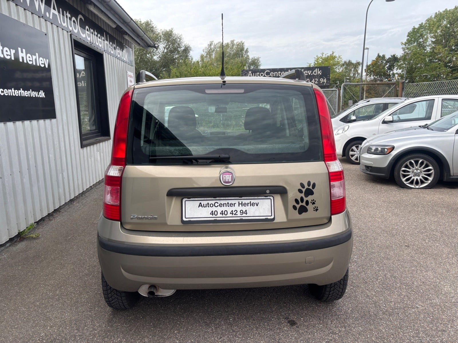 Beige Fiat Panda fra 2012