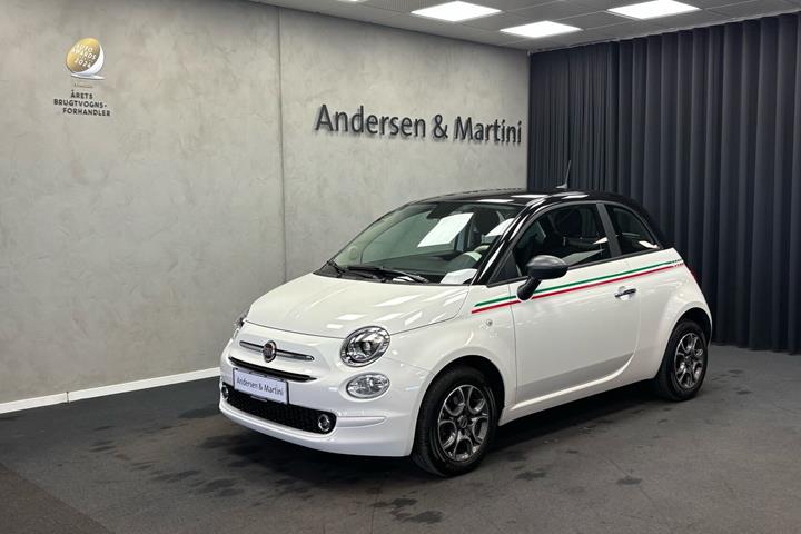 Hvid Fiat 500 fra 2024
