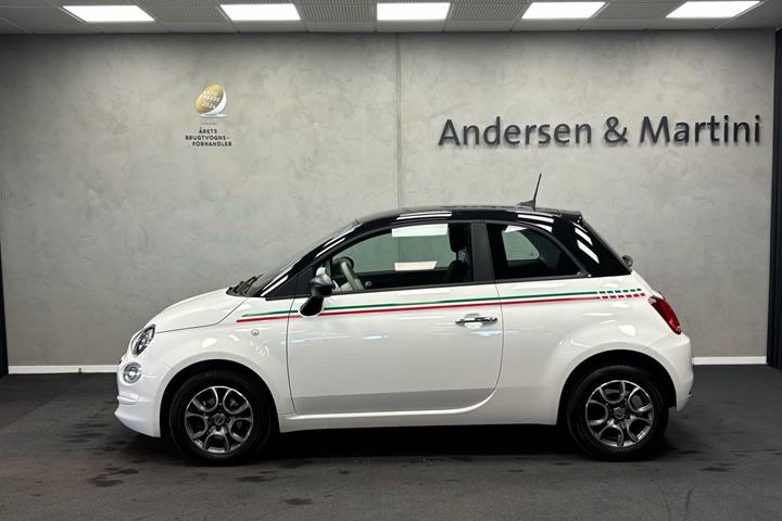 Hvid Fiat 500 fra 2024