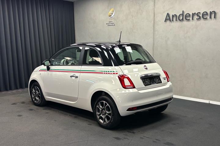 Hvid Fiat 500 fra 2024