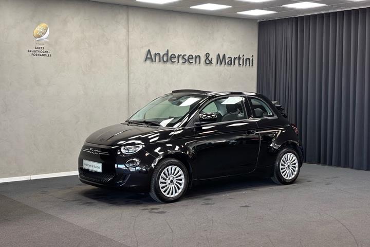 Sort Fiat 500e fra 2024