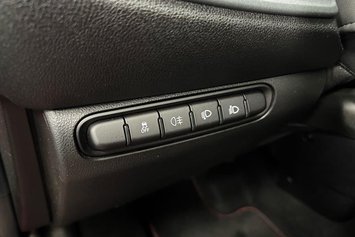 Rød Fiat 500e fra 2023
